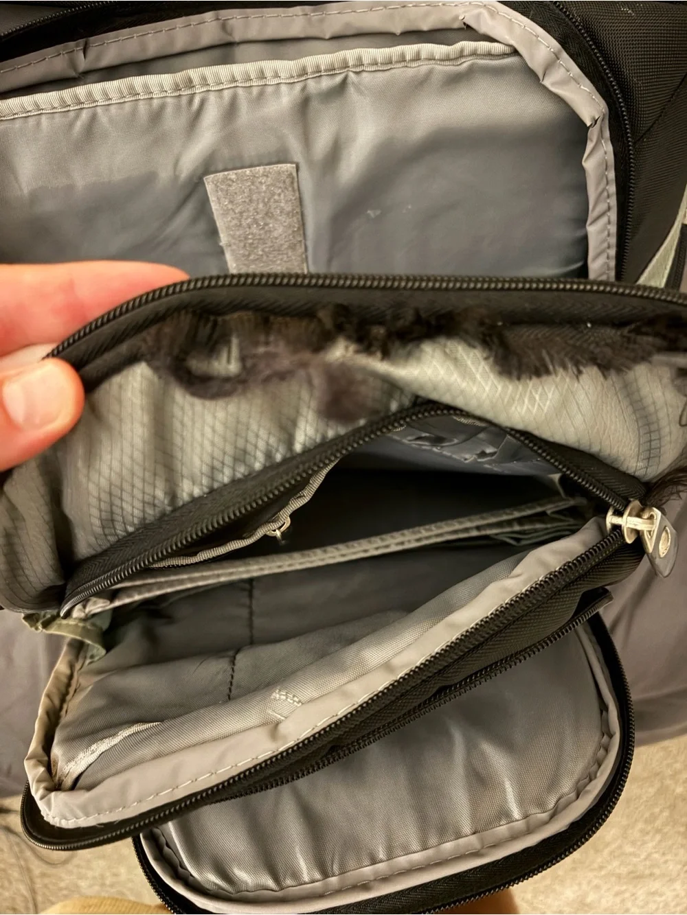 Dell Pro 15 Laptop Backpack Black Gray Computer Big Bag Travel School Padded